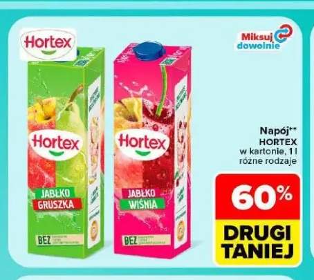 Napój Hortex jabłko wiśnia +1 wariant