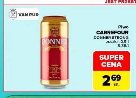 Piwo Carrefour Donner Strong