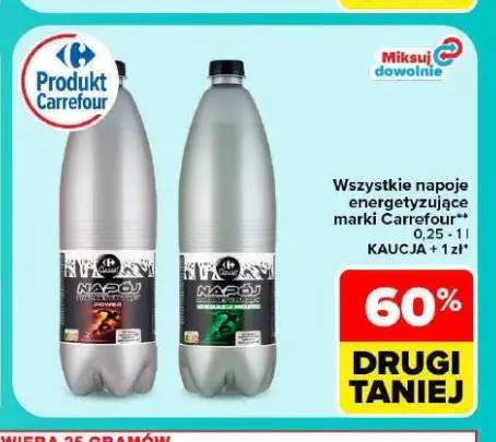 Napój energetyzujący Carrefour Power +2 warianty