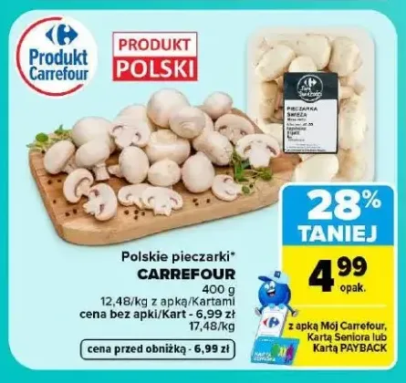 Pieczarki polskie Carrefour