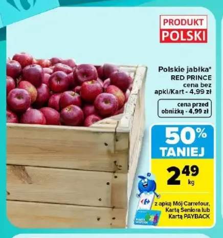 Jabłka polskie Red Prince