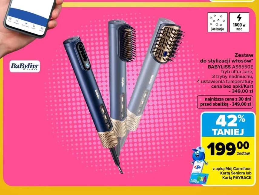 Zestaw do stylizacji włosów BaByliss AS6550E
