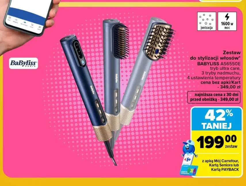 Zestaw do stylizacji włosów BaByliss AS6550E