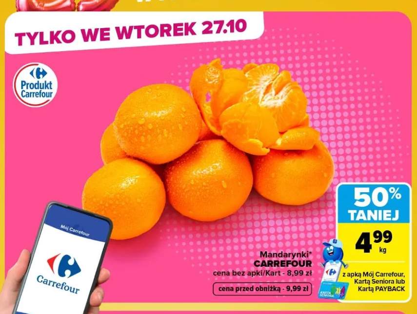 Mandarynki Carrefour