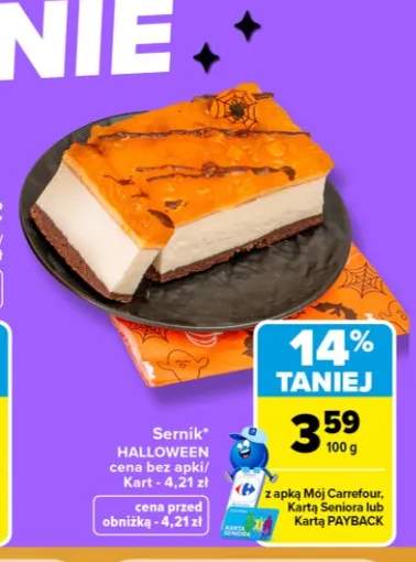 Sernik Halloween