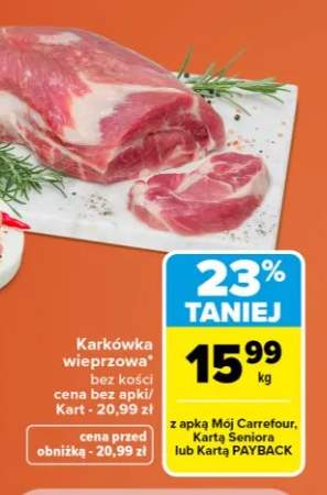 Karkówka wieprzowa bez kości
