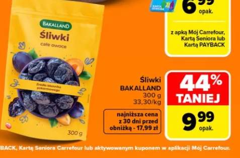 Śliwki Bakalland całe owoce