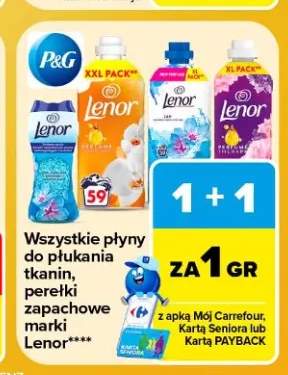 Płyny do płukania tkanin, perełki zapachowe Lenor
