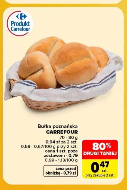 Bułka poznańska Carrefour