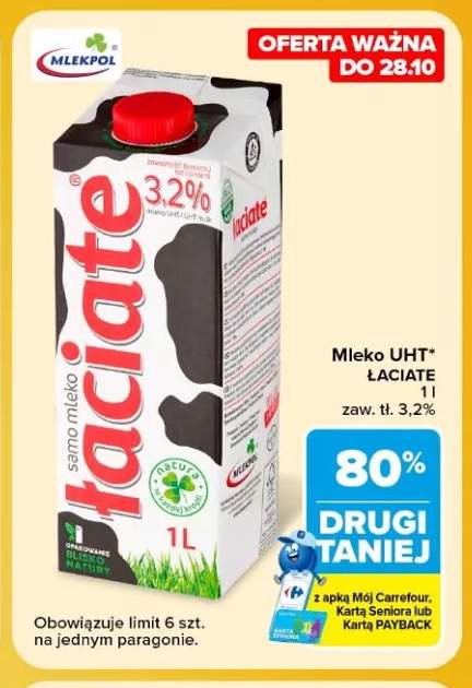 Mleko UHT Łaciate 3,2%