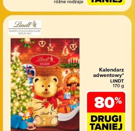 Kalendarz adwentowy Lindt