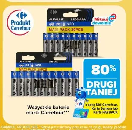 Baterie marki Carrefour +2 warianty