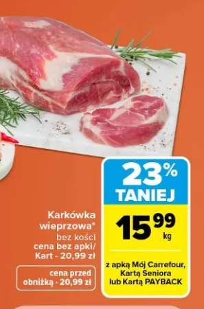 Karkówka wieprzowa bez kości