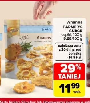Ananas krążki Farmer's Snack