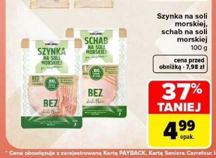 Szynka na soli morskiej Madej Wróbel +1 wariant