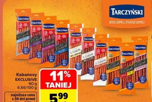 Kabanosy Exclusive Tarczyński