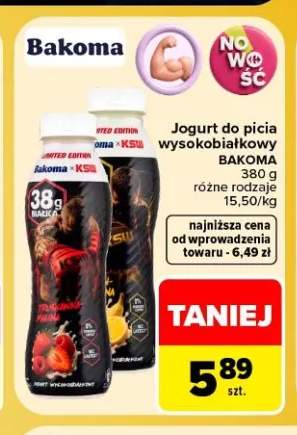 Jogurt do picia wysokobiałkowy Bakoma