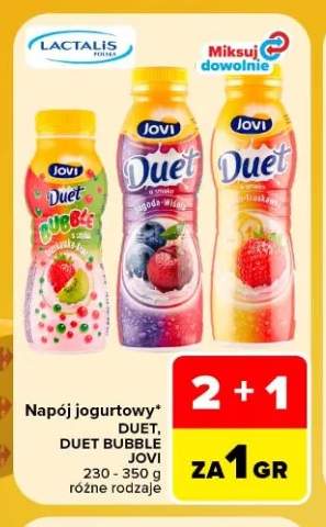 Napój jogurtowy Duet o smaku jagoda-wiśnia Jovi +2 warianty