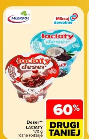 Deser Łaciaty o smaku brownie z wiśniami +1 wariant