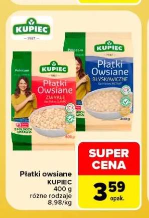 Płatki owsiane Kupiec