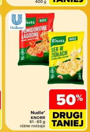 Nudle pomidorowe łagodne Knorr +1 wariant