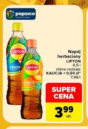 Napój herbaciany Lipton Lemon +1 wariant