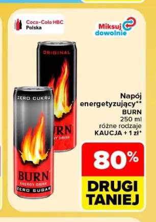 Napój energetyzujący Burn Original +1 wariant