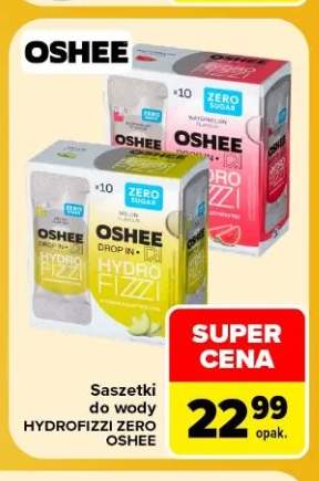 Saszetki do wody Hydrofizzi Zero Oshee arbuz +1 wariant