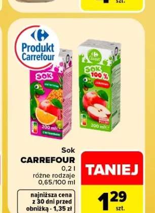 Sok Carrefour multiwitamina +1 wariant