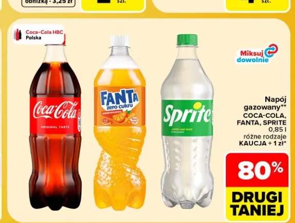 Napój gazowany Coca-Cola +2 warianty