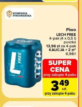 Piwo bezalkoholowe Lech 4-pak