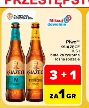 Piwo Książęce Złote Pszeniczne +1 wariant