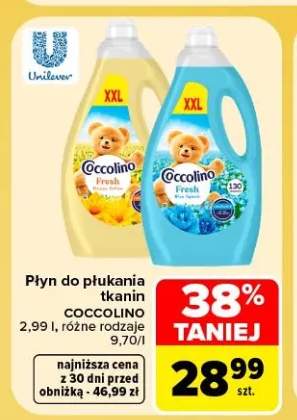 Płyn do płukania tkanin Coccolino