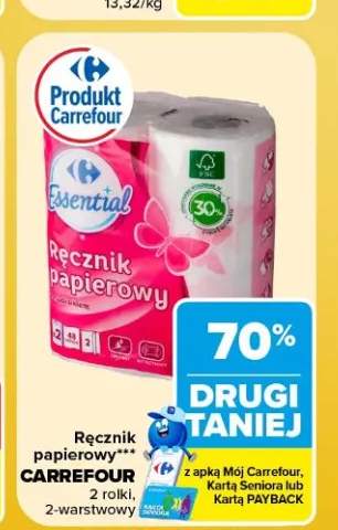 Ręcznik papierowy Carrefour 2-warstwowy