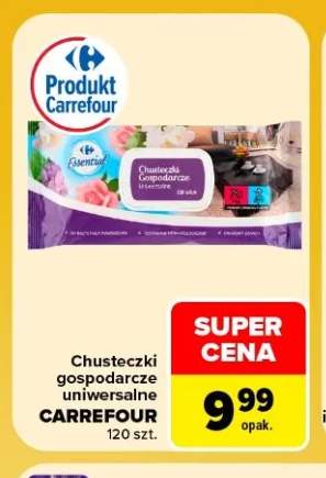 Chusteczki gospodarcze uniwersalne Carrefour