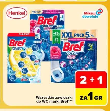 Zawieszki do WC Bref