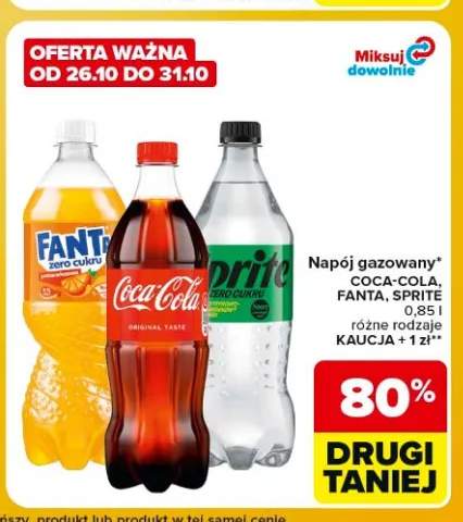 Napój gazowany Coca-Cola +2 warianty