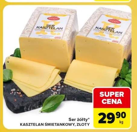 Ser żółty Kasztelan śmietankowy Sierpc +1 wariant