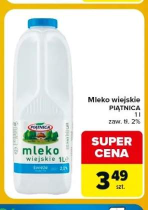 Mleko wiejskie Piątnica 2%