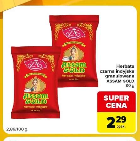 Herbata czarna indyjska granulowana Assam Gold