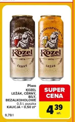 Piwo Kozel Ležák +3 warianty