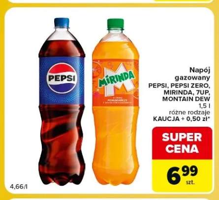 Napój gazowany Pepsi +4 warianty