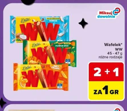 Wafelek WW kokos E.Wedel +2 warianty