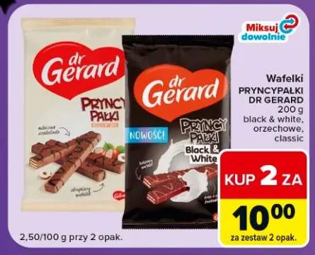Wafelki Pryncypałki black & white Dr Gerard +2 warianty