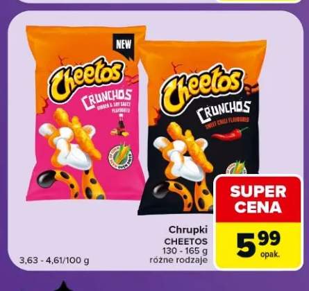 Chrupki Cheetos Crunchos Ginger & Soy Sauce +1 wariant
