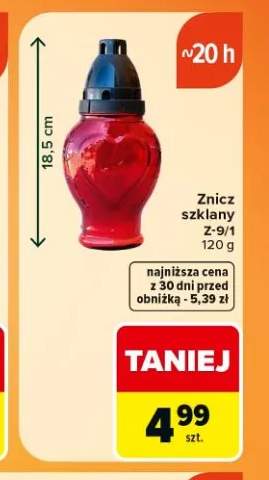 Znicz szklany Z-9/1