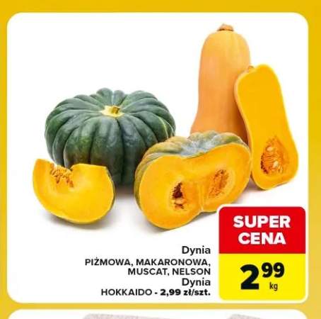 Dynia piżmowa +4 warianty