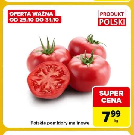 Pomidory malinowe polskie