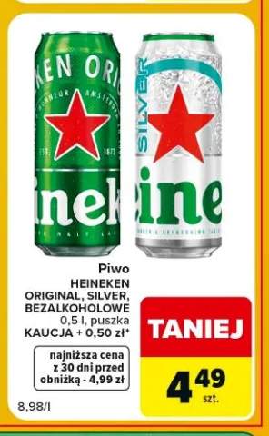 Piwo Heineken Original +2 warianty
