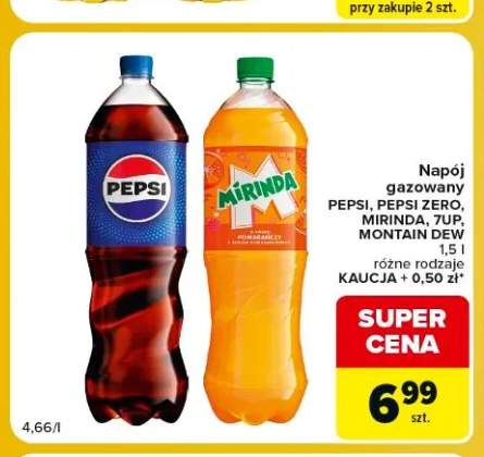 Napój gazowany Pepsi +4 warianty